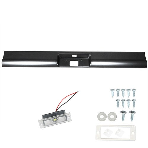 DURAFORCE Rear Roll Pan w/ License Plate Part Fleetside Fit For Chevrolet 1967-1972 C10