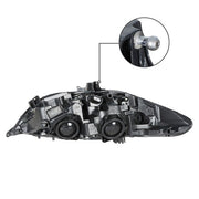 DURAFORCE Driver Left Side Headlight Assembly W/LED DRL Chrome For Ford Fusion 2017-2019