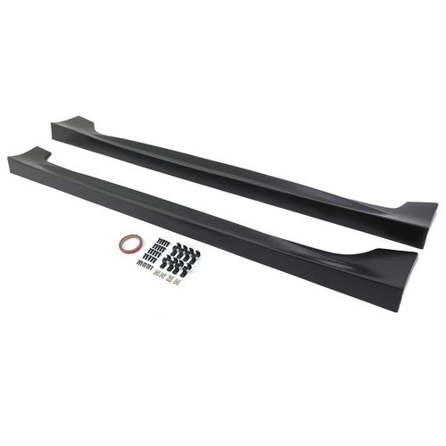 DURAFORCE For 2006-2011 Honda Civic Mugen PU MU Style Side Skirts Body Kit Paintable ABS