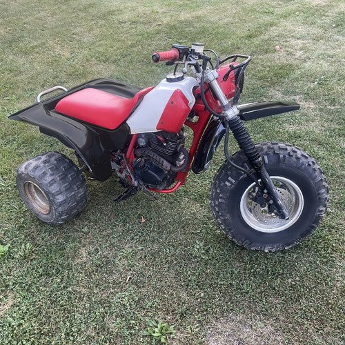 Black Plastic Front And Rear Fender Set For Honda ATC200X 200X 83-85