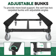 DURAFORCE Watercraft Dolly For Sea-Doo Yamaha Boat Jet Ski Stand Storage Cart PWC 1400lbs