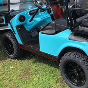 DURAFORCE Rocker Panel Aluminum Diamond Plate Side Cover For EZGO TXT Golf Cart 1994-2013