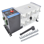 DURAFORCE Industrial Automatic Transfer Switch 4P 400A 110V or 220V Plastic Copper Steel