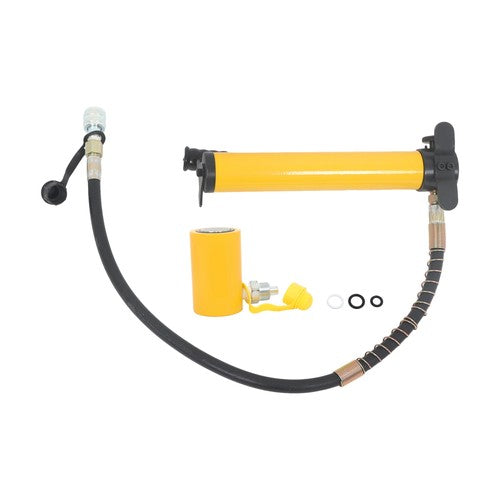DURAFORCE 10T Mini Hydraulic Cylinder Jack Porta Power Ram 2" Stroke For Machinery