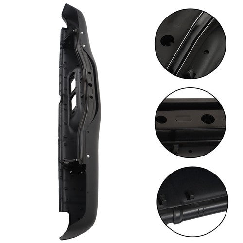 DURAFORCE Car Metal Rear Bumper Black Rear Powdercoated Fit For Toyota Tundra 2000-2006