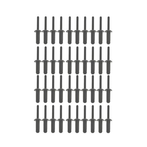 DURAFORCE 41Pcs Plastic Poly Rivet Gun Quick Set Riveting Hand Tool W/ 40 Poly Rivets USA