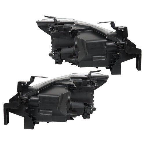 DURAFORCE Fit For Mazda 6 2014-2017 Black Halogen Clear Lens RH+LH Side Headlight Assembly