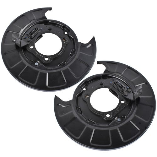 DURAFORCE 2 Pack Rear Brake Parking Plate Left & Right Set for Hyundai Santa Fe 2006-2009