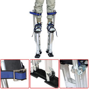 DURAFORCE Aluminum Stilt Drywall Painting Stilts For Painter Taping Tool Silver 24-40 Inch