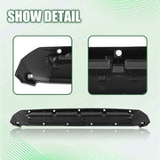 DURAFORCE Front Upper Hood Bulge Molding Trim Matte Black for Toyota Tundra 14-21