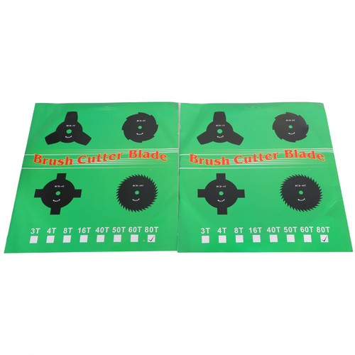 DURAFORCE 4 Pack 10" x 80T Carbide Tip Brush Blades For Cutter Trimmer Weed Eater New