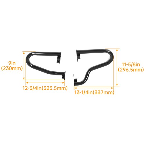DURAFORCE For Honda Rebel 1100 DCT CMX1100 2021-2025 Black Highway Engine Guard Crash Bars