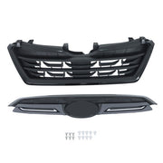 DURAFORCE Brand New For Subaru Forester 2022-2024 Front Bumper Upper Grille Plastic Black