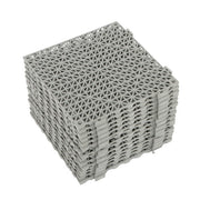DURAFORCE 12x12Inch Interlocking Drainage Floor Tiles Modular Interlocking Tile 55Pcs Gray