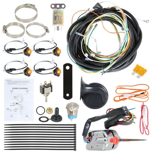DURAFORCE LED Turn Signal Light Kit Column Turn Switch For Polaris Can Am Honda US