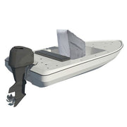 DURAFORCE 60"H X 44"L X 36"W Boat Center Console Cover Marine Canvas 600D Waterproof 1PC