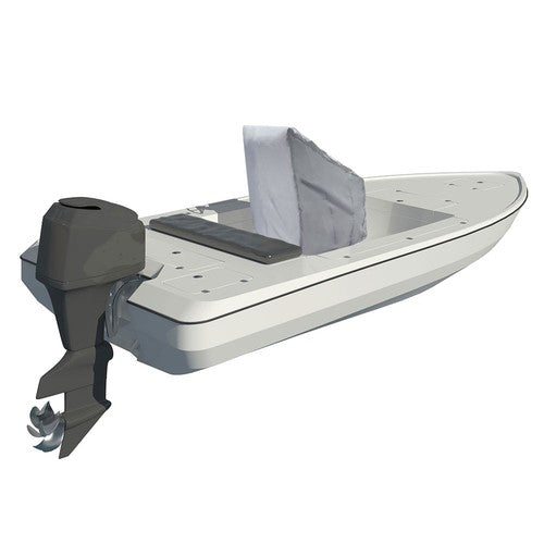DURAFORCE 60"H X 44"L X 36"W Boat Center Console Cover Marine Canvas 600D Waterproof 1PC
