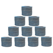 DURAFORCE 100 Pieces Premium Zirconia Flap Disc Sanding Grinding 4-1/2" X7/8" 40 Grit