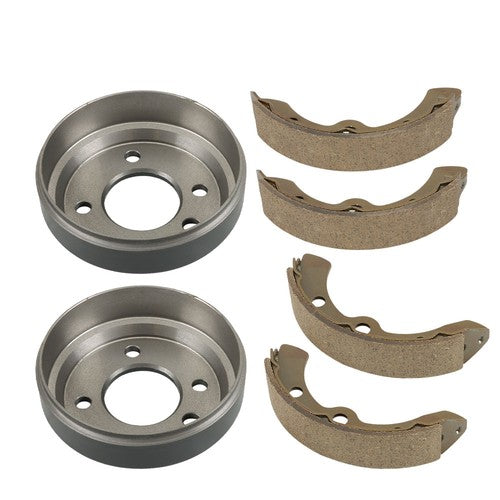 DURAFORCE Brake Drums Shoes Kit 1982-1992 For Yamaha G1, G2, G8, G9 Gas/Electric Golf Cart