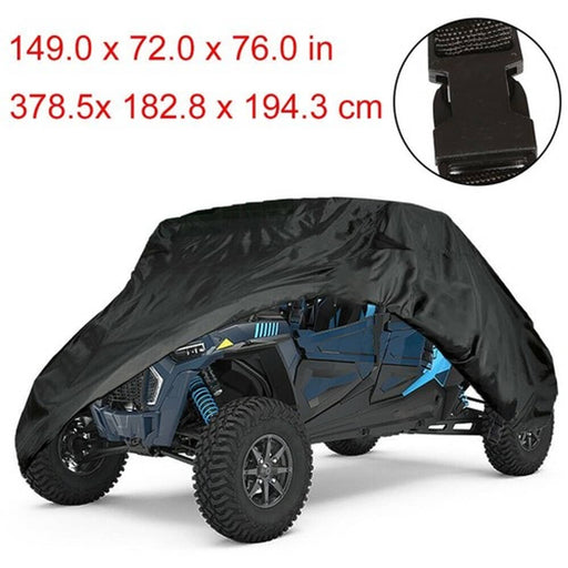 DURAFORCE For Polaris RZR XP 4 Turbo S NEW Double Row Seat Utility Vehicle Cover SXS USA
