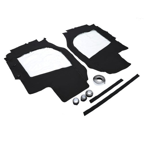 DURAFORCE For Kubota RTV1100 Black PVC Full Soft Doors Cab Enclosure RTV900/RTV1120 08-14