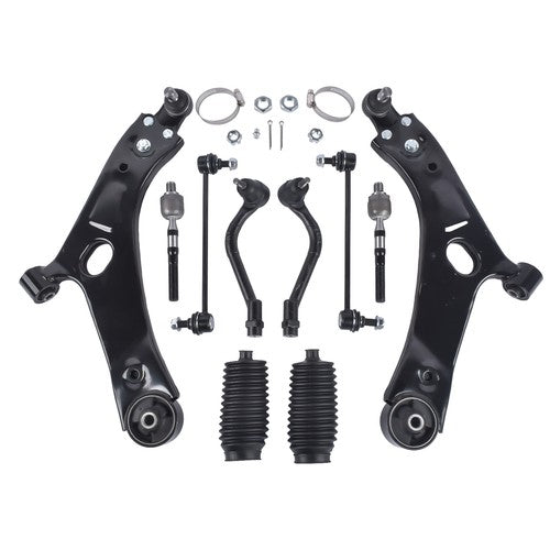 DURAFORCE 10Pcs Control Arm Kit Fit for 2010-2013 Hyundai Tucson 2011-2013 Kia Sportage