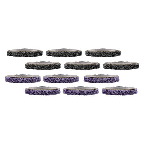 DURAFORCE Diamond Grinding Wheel Discs Set (6 Black, 6 Purple) 12 Pack: 4-1/2" x 7/8"