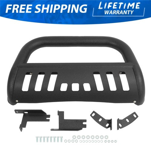 DURAFORCE Black Steel Bull Bar Push Bumper Grille Guard for 2005-2011 Dodge Dakota Truck