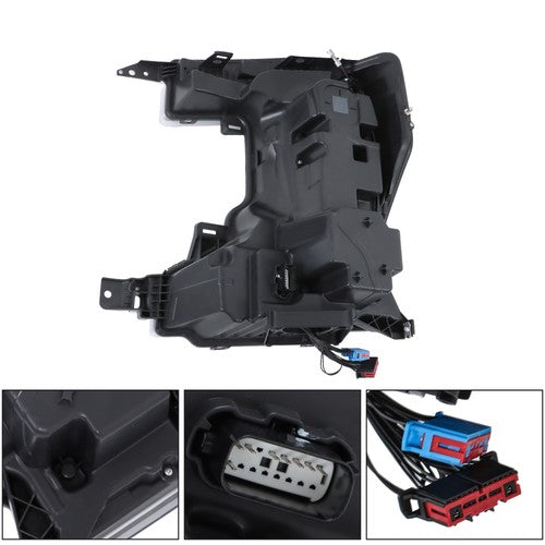 DURAFORCE Headlights Replacement For Ford F250 F350 SuperDuty 2020-2022 LH+RH LED Black