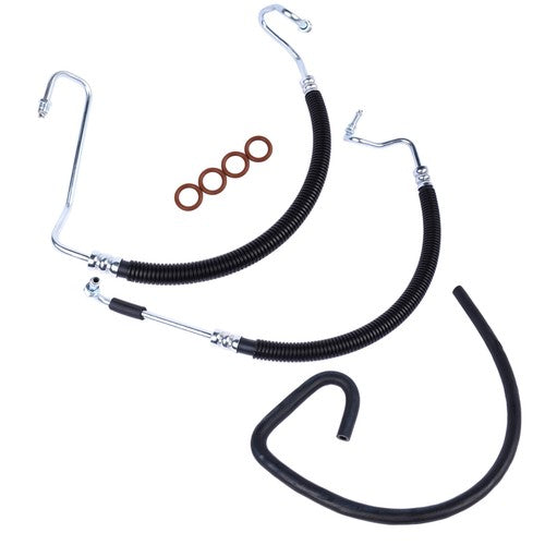 DURAFORCE 3x Hydroboost Power Steering Pressure Return Hoses for Chevy Silverado 1500 6.0L