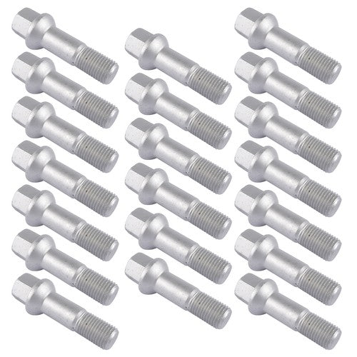 DURAFORCE A0009900907 Wheel Lug Bolts Nuts (×20) Set for Mercedes-Benz S500 S55 AMG CL600