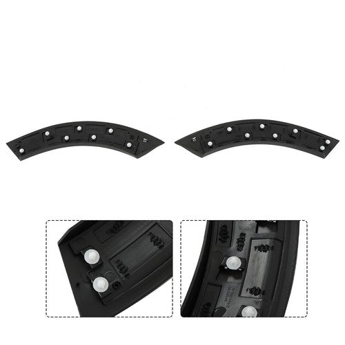 DURAFORCE NEW 4Pcs Wheelhouse Molding Fender Flares Left For Ford Explorer 2020 2021 2022