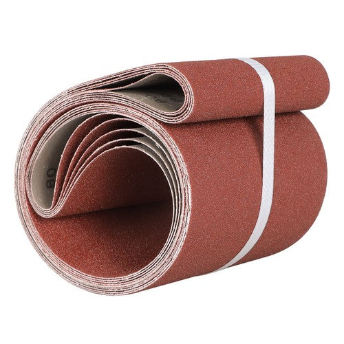 DURAFORCE 5PCS 6x48 in Sanding Belts 80 NEW Grit Belt Sander Sandpaper aluminum oxide