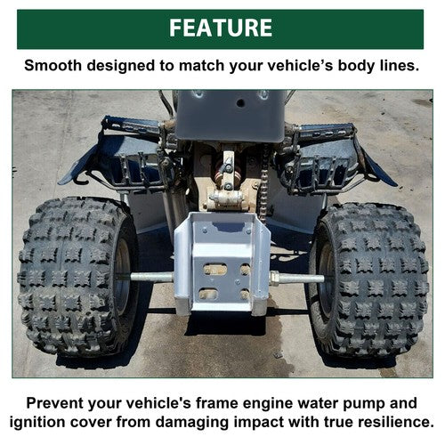 DURAFORCE For Suzuki LTZ400 Z400 KFX400 Aluminum Swing Arm Skid Plate Guard Fit all years