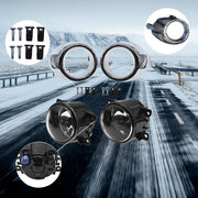 DURAFORCE Fit For Ford Focus 2012-2014 Clear Lens Front Bumper Fog Lights Lamps W/ Bulbs