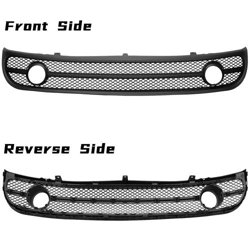 Bumper Kit For 01 2005 Beetle Front Valance Grille Assembly Bumper Trim 3 Piece