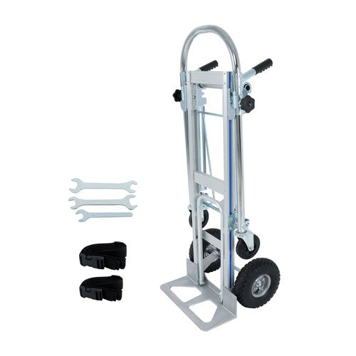 DURAFORCE 1000 LBS Capacity 3 in 1 Convertible Hand Truck for Warehouses & Factories