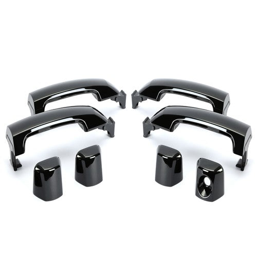Glossy Black Painted Door Handle Kit 4 Pcs for Toyota Tundra Sequoia 2011-2019
