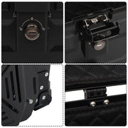 DURAFORCE Motorcycle Top Case Waterproof Rear Tour Box with Security Lock Helmet Case 45L