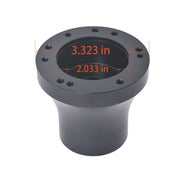 DURAFORCE Steering Wheel Hub Adapter 5/6 Hole 1985-2019 For Club Car DS Golf Cart Black US