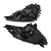 DURAFORCE Headlight Black For Toyota Prius 2006 2007 2008 2009 Headlamp Left+Right Side