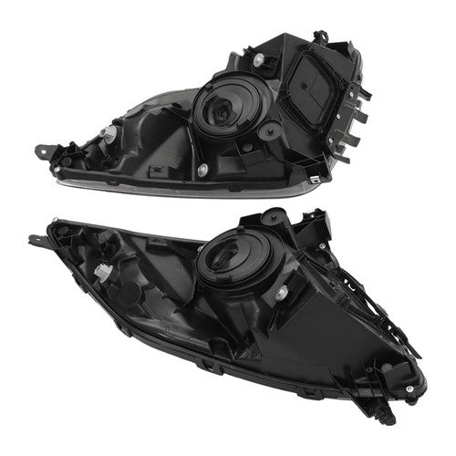 DURAFORCE Headlight Black For Toyota Prius 2006 2007 2008 2009 Headlamp Left+Right Side