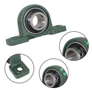 DURAFORCE 2Piece UCP208-24 Solid Base Pillow Block Bearing 1-1/2 Bore Self Aligning 2 Bolt