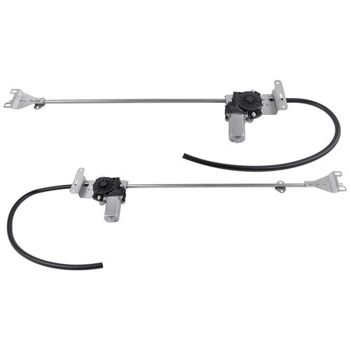 DURAFORCE Front Power Window Regulator Set For 1999-2011 Freightliner Argosy With Motor