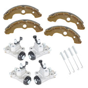 DURAFORCE For Honda Foreman 450 TRX450 TRX450ES 4× Brake Wheel Cylinders with Shoes