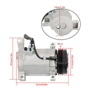 DURAFORCE Air Conditioner Compressor Fit For CADILLAC ESCALADE 2002 CS20040 CO 29002G