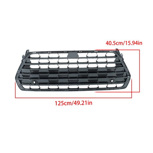 DURAFORCE Front Bumper Lower Grill For Toyota Grand Highlander 2024 Plastic Black New