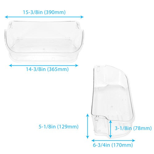 DURAFORCE Refrigerator Gallon Upper Door Bin Shelf Replacement For frigidaire #240356402