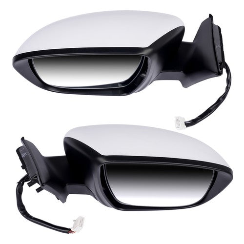 DURAFORCE 2Pcs Door Mirrors Power Heated with Camera LH & RH for Nissan Rogue 2.5L 2.0L l4