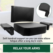 DURAFORCE Seat w/Arm Rest+Backrest For JOHN DEERE CRAWLER DOZER 420 430 440 1010 2010